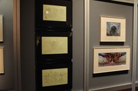 「株式会社カラー10周年記念展 過去（これまで）のエヴァと、未来（これから）のエヴァ。そして現在（いま）のスタジオカラー」の様子。