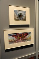 「株式会社カラー10周年記念展 過去（これまで）のエヴァと、未来（これから）のエヴァ。そして現在（いま）のスタジオカラー」の様子。