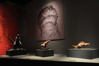 「株式会社カラー10周年記念展 過去（これまで）のエヴァと、未来（これから）のエヴァ。そして現在（いま）のスタジオカラー」の様子。