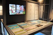 「株式会社カラー10周年記念展 過去（これまで）のエヴァと、未来（これから）のエヴァ。そして現在（いま）のスタジオカラー」の様子。