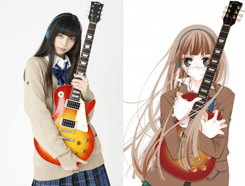 中条あやみ演じるニノと原作マンガのニノ。