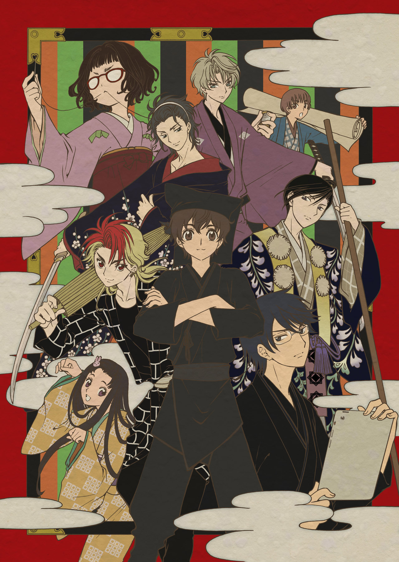 CLAMPが描き下ろした「カブキブ！」ビジュアル。