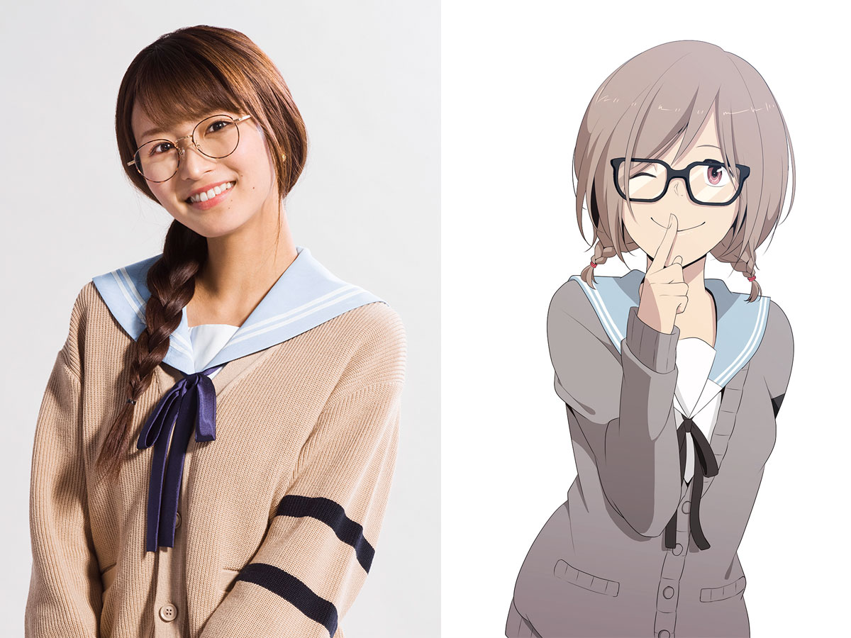 左から岡崎紗絵演じる小野屋杏、原作の小野屋杏。