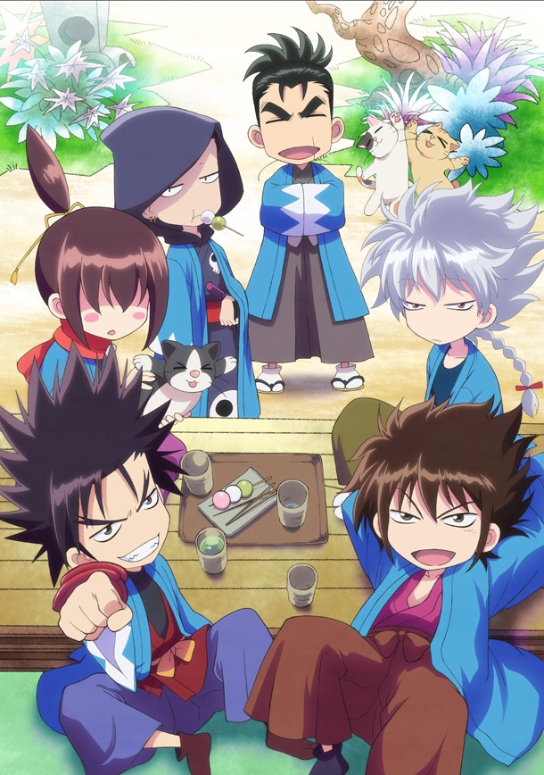 テレビアニメ「ちるらん にぶんの壱」キービジュアル (c)橋本エイジ・梅村真也 / NSP 2016， (c)アニメ「ちるらん にぶんの壱」製作委員会 2017