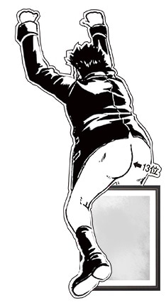 「近藤さんの半ケツ原画展示」のイメージ。(c)空知英秋/集英社