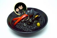 「ゴクウブラックの“超ブラック”シーフードリゾット」