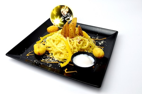 「スーパーサイヤ人ベジータの“ファイナルフラッシュ”カルボナーラ」