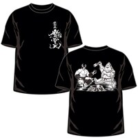 「魔雲天×バッファローマン酒盛りTシャツ」