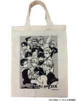 「ユーリ!!! on ICE」のBlu-ray / DVD第1巻の特典として同梱されるコットンバッグ。イラストは久保ミツロウの描き下ろし。