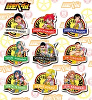 「弱虫ペダル」のダイカットステッカー（各486円）。