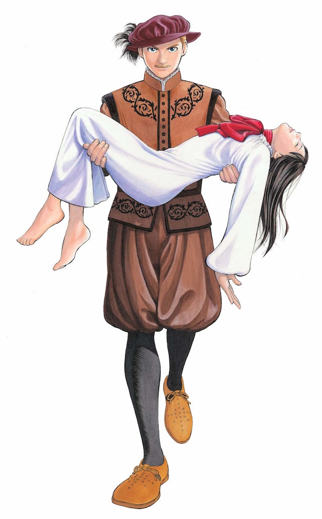 「7人のシェイクスピア NON SANZ DROICT」のイラスト。