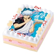 「キャラデコプリントケーキ 銀魂」坂田銀時