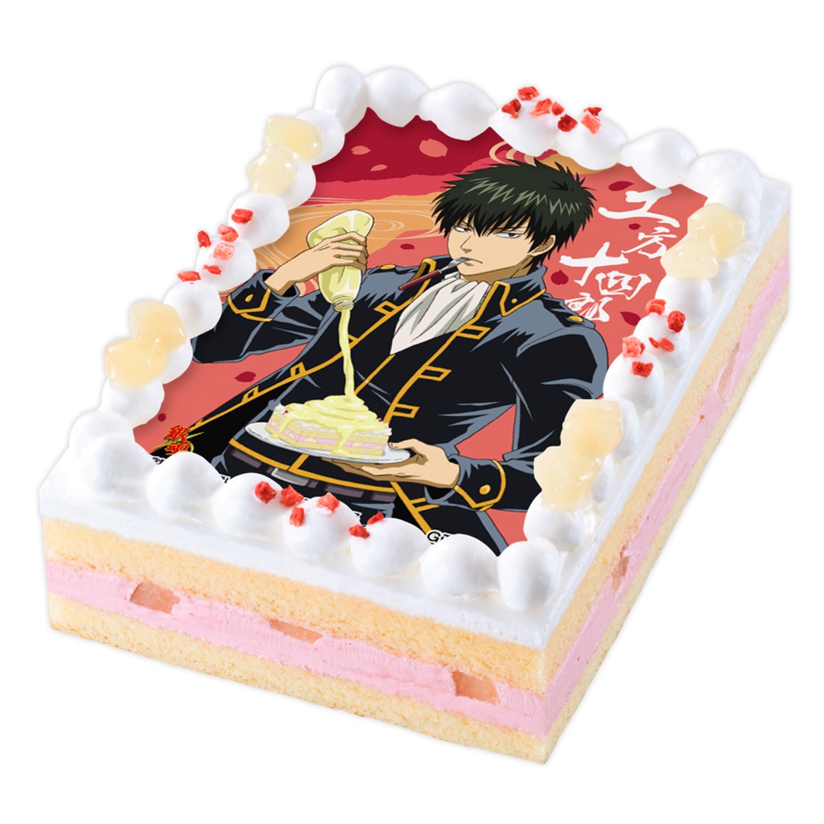 「キャラデコプリントケーキ 銀魂」土方十四郎