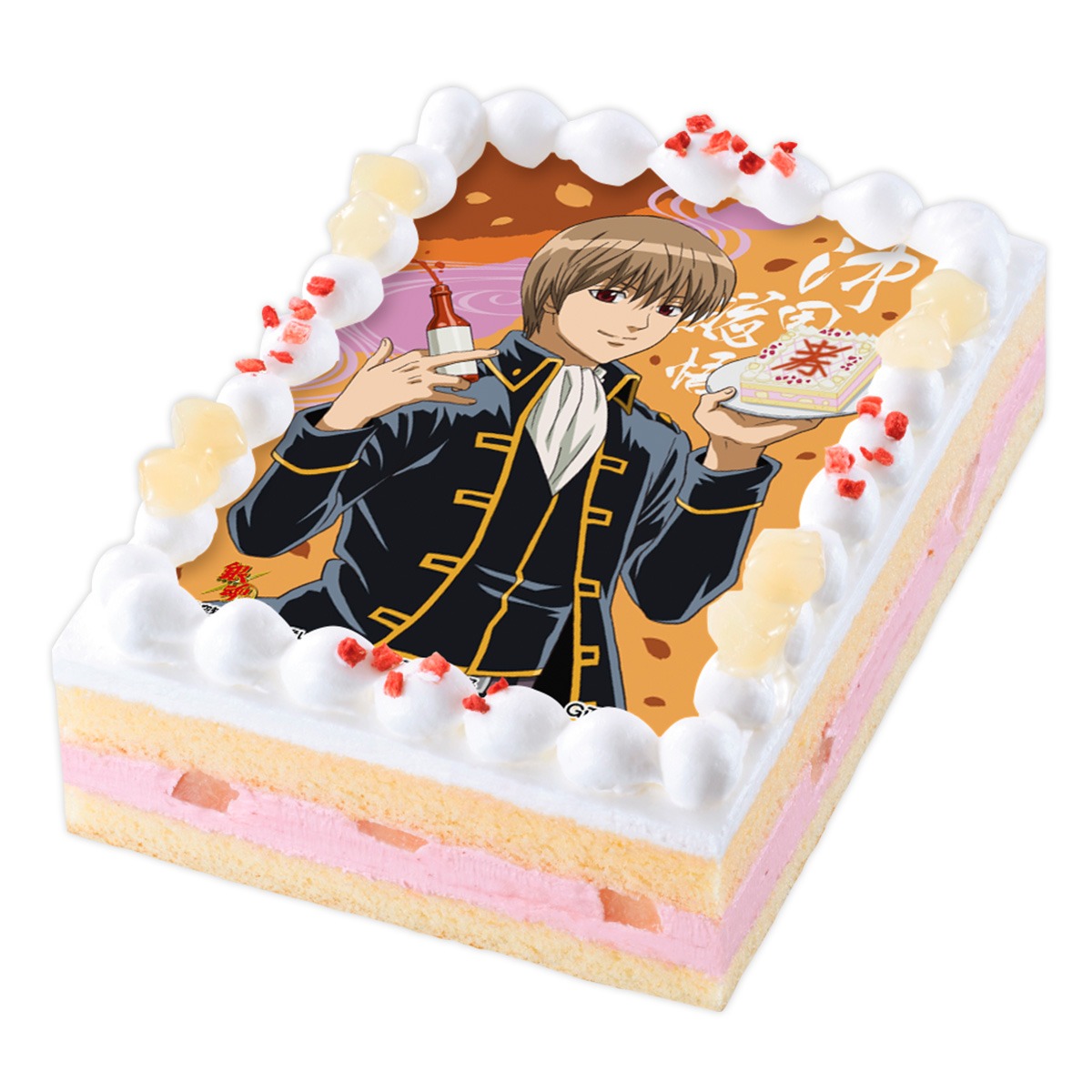「キャラデコプリントケーキ 銀魂」沖田総悟