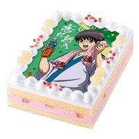 「キャラデコプリントケーキ 銀魂」志村新八