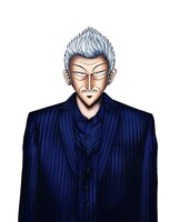 福本伸行が描き下ろした平井銀二のイラスト。(c)福本伸行