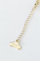 ネックレスのエンドパーツは松型に。