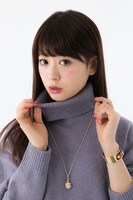 「ドテラねこ」のチャームを使用したネックレス。