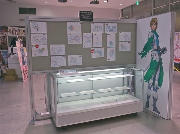 「ベルセルク展」の様子。