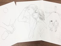 「WHITE NOTE PAD」線画