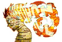 「炎炎ノ消防隊」のイラスト。