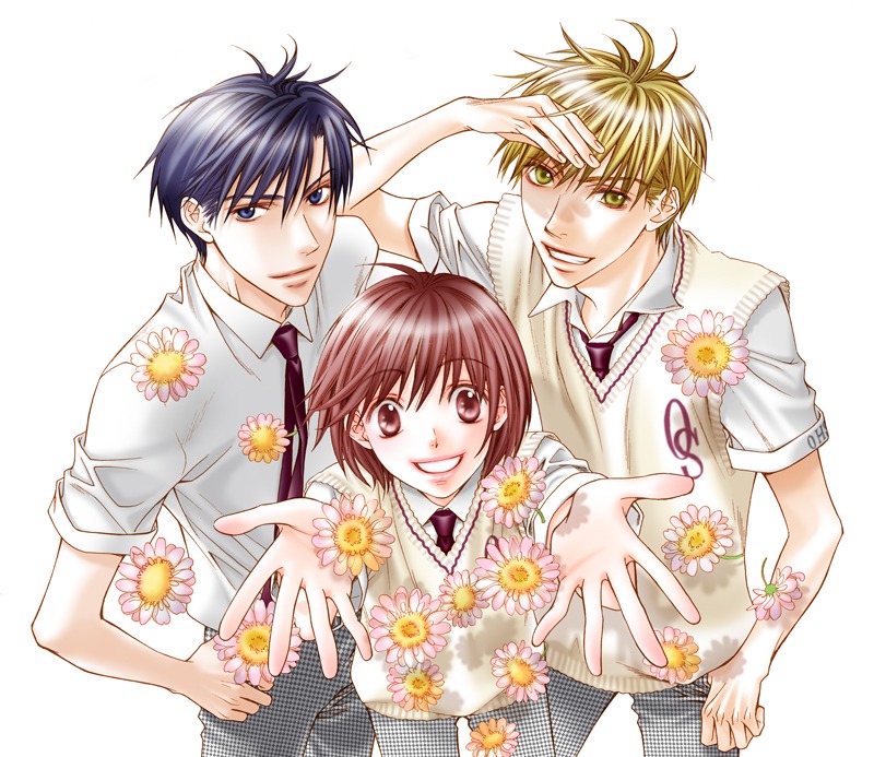 「花ざかりの君たちへ」のイラスト。