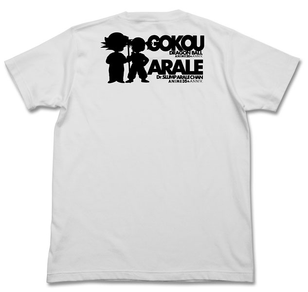 「Dr.スランプ アラレちゃん×ドラゴンボール フルカラーTシャツ WHITE」