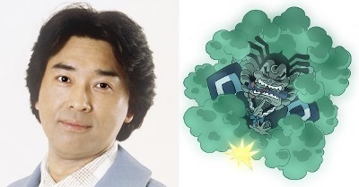 左から江原正士、霧の雷ぞう。