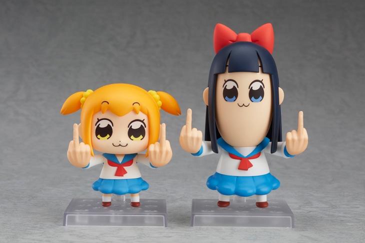 左が「ねんどろいど ポプ子」、右が「ねんどろいど ピピ美」。