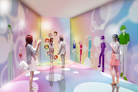 「ソラカラポイント」に設けられる「イケメン☆カーニバル」の装飾イメージ。(c)集英社・りぼん (c)TOKYO-SKYTREE