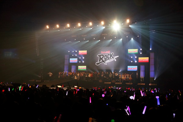 「アニメJAM2016 Rock Stage」の様子。