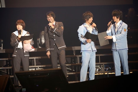 「美男高校地球防衛部LOVE! LOVE!」のキャストである（左から）山本和臣、白井悠介、河本啓佑、村上喜紀。