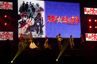 ステージに登場した「双星の陰陽師」のキャスト陣。