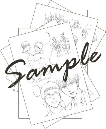 ヤマシタトモコの直筆線画。