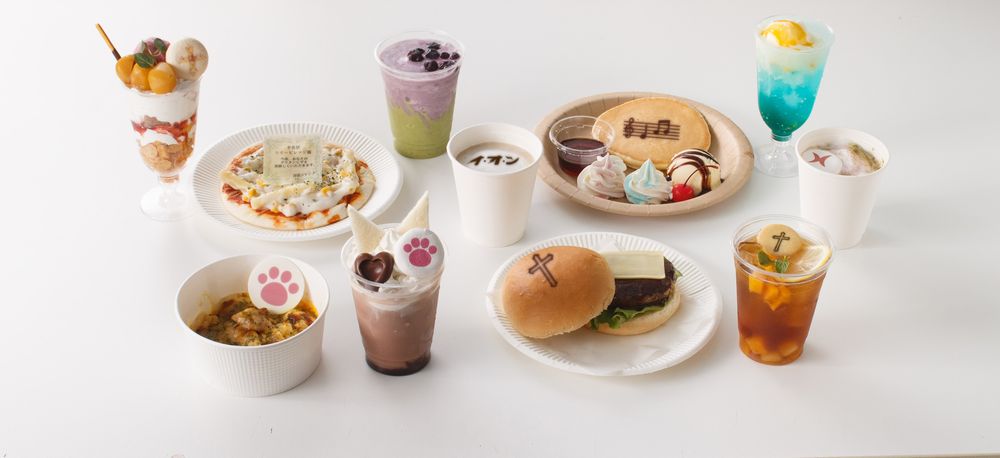 「種村有菜原画展コラボカフェinツリービレッジ」メニュー