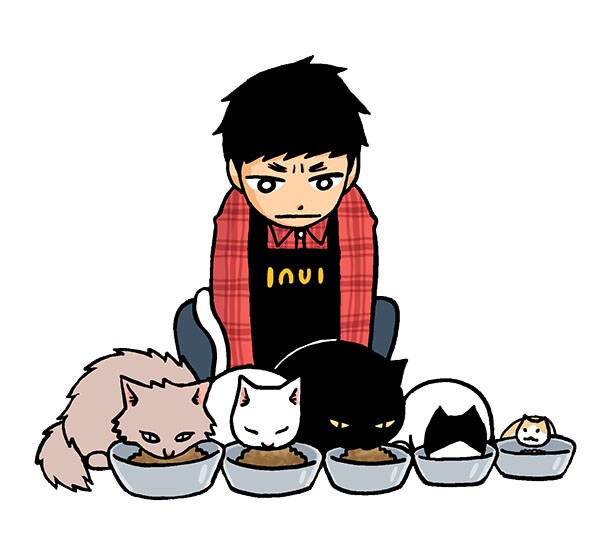 「猫喫茶いぬい」カット