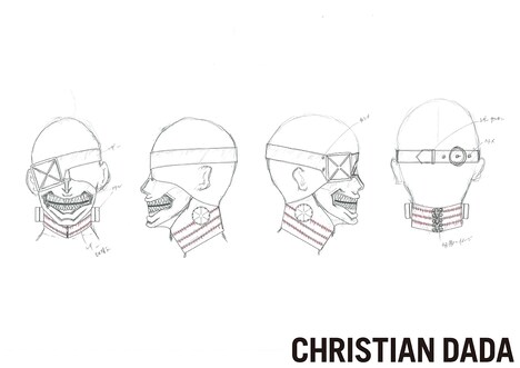 劇中に登場するマスク。