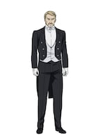 中田譲治演じるアレクシス・ミッドフォード。