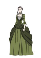 田中敦子演じるフランシス・ミッドフォード