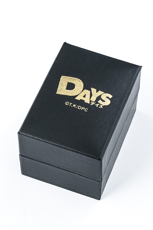 「聖蹟高校モデル 腕時計」のBOX。