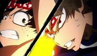 「僕のヒーローアカデミア」PVの場面カット。