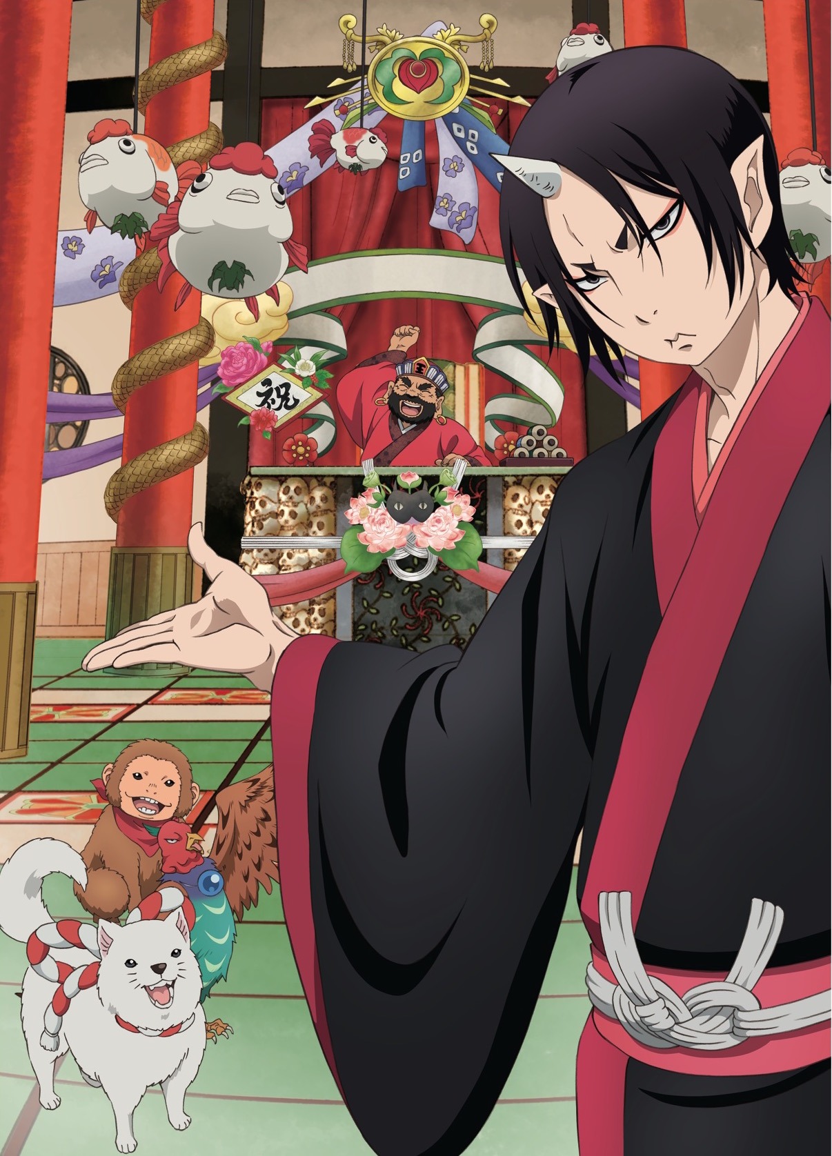 アニメ「鬼灯の冷徹」の新ビジュアル。(c)江口夏実・講談社／鬼灯の冷徹OAD製作委員会