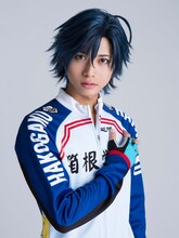 「舞台『弱虫ペダル』新インターハイ篇～スタートライン～」にて、真波山岳役を務める谷水力。