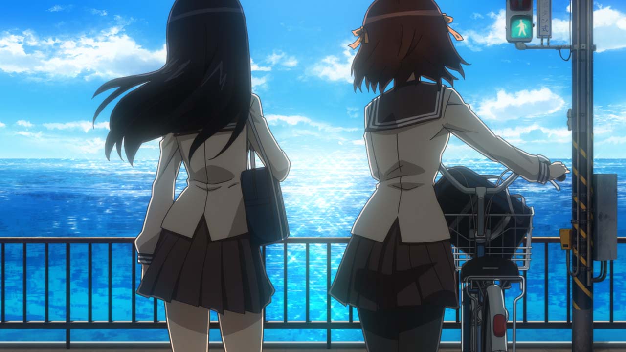アニメ「南鎌倉高校女子自転車部」場面カット