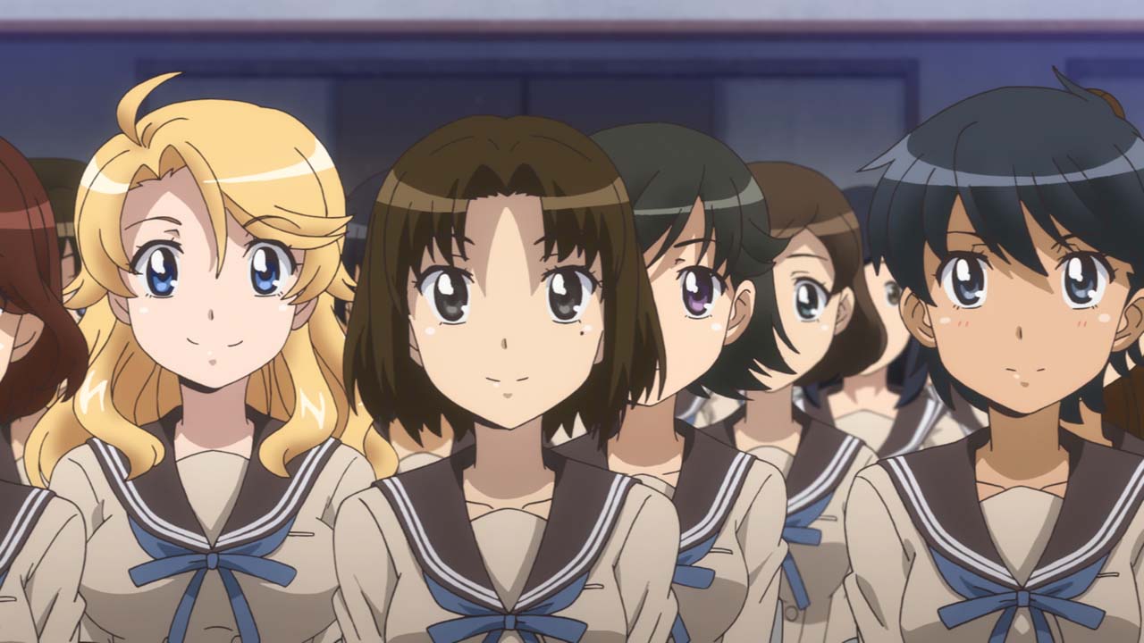 アニメ「南鎌倉高校女子自転車部」場面カット