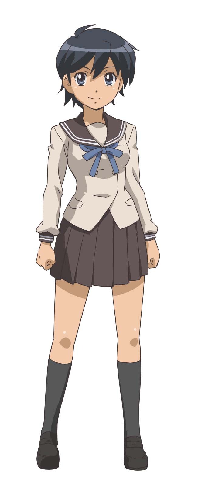 比嘉夏海（CV：藤原夏海）のキャラクタービジュアル。