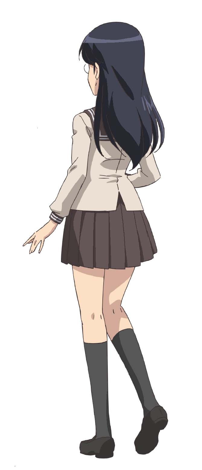 秋月巴（CV：広瀬ゆうき）広瀬ゆうきのキャラクタービジュアル。