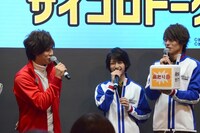 ミュージカル「テニスの王子様」トークステージの様子。