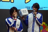 ミュージカル「テニスの王子様」トークステージの様子。