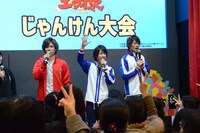 ミュージカル「テニスの王子様」トークステージの様子。